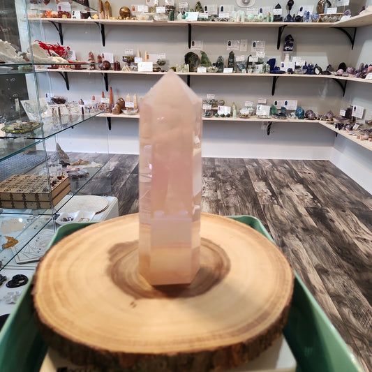 Aura Rose Quartz Tower