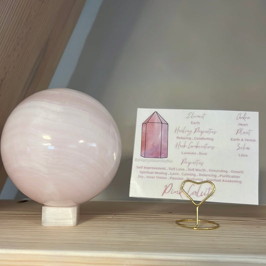 Pink Calcite Sphere