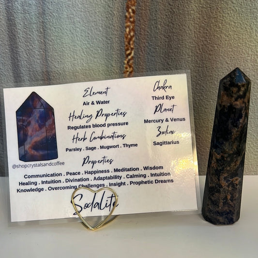 Sodalite Obelisk