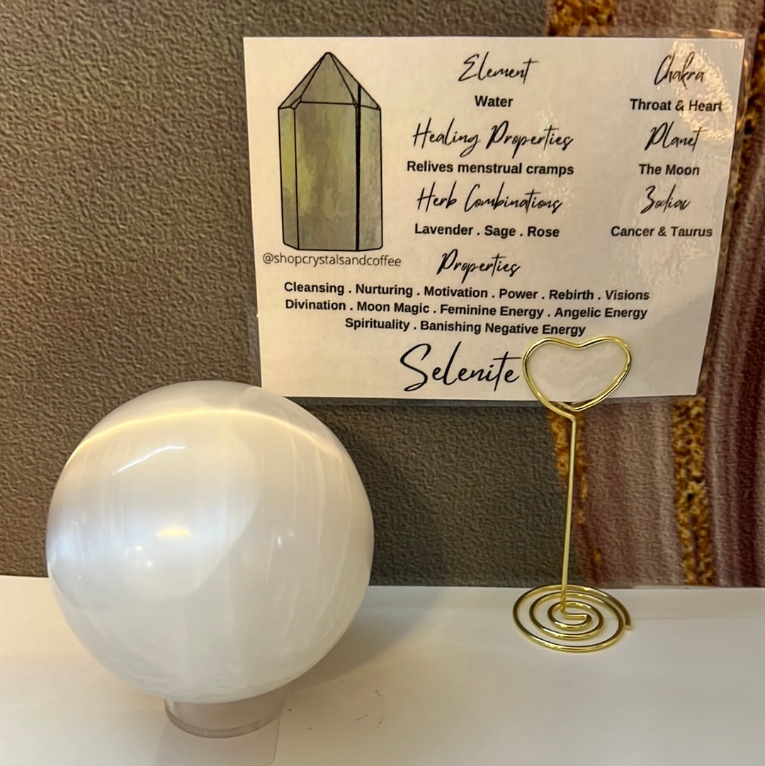 Selenite Sphere