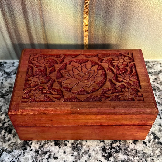 Carved Wood Box