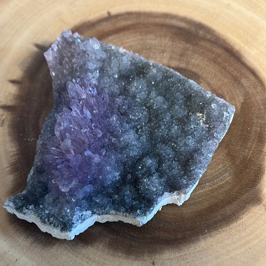 Flower Amethyst Plate