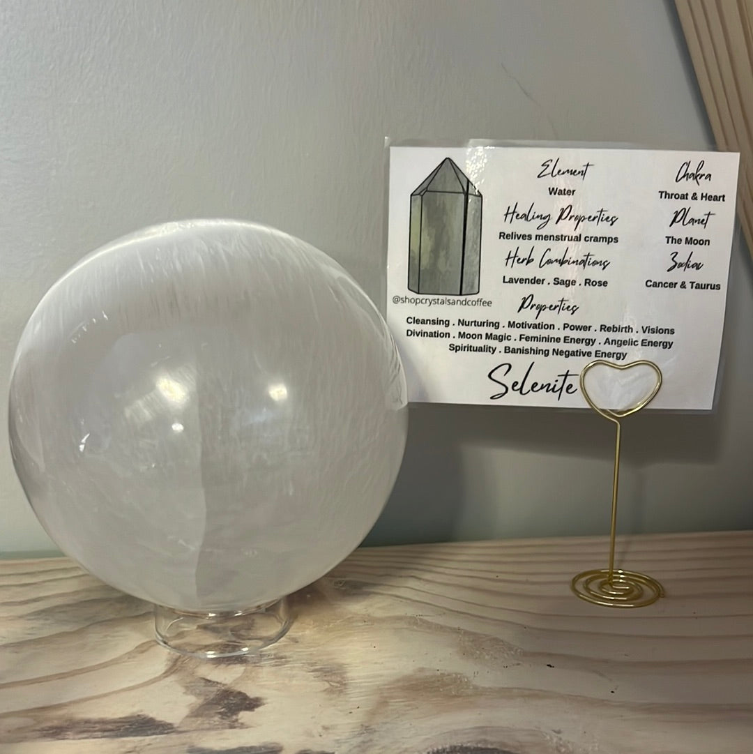 Selenite Sphere