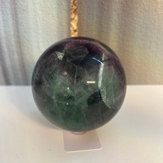 Snowflake Fluorite Sphere