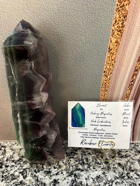 Rainbow Fluorite Tower