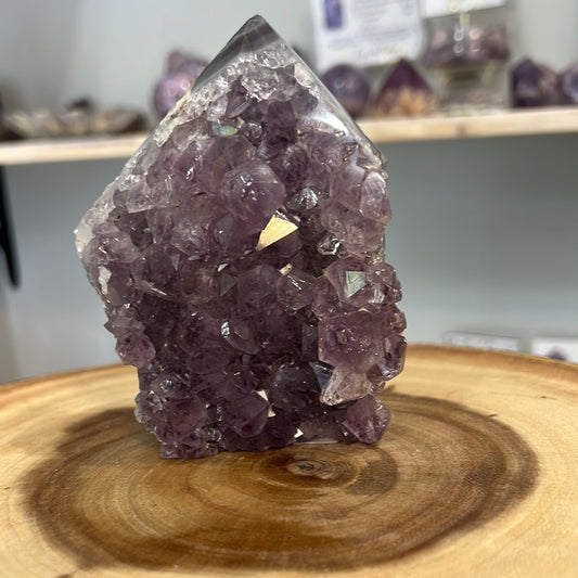 Amethyst Cluster Point