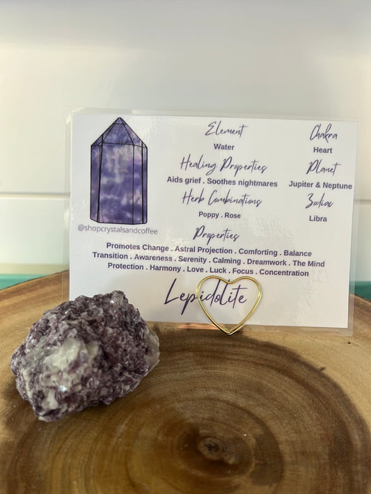 Lepidolite Rough