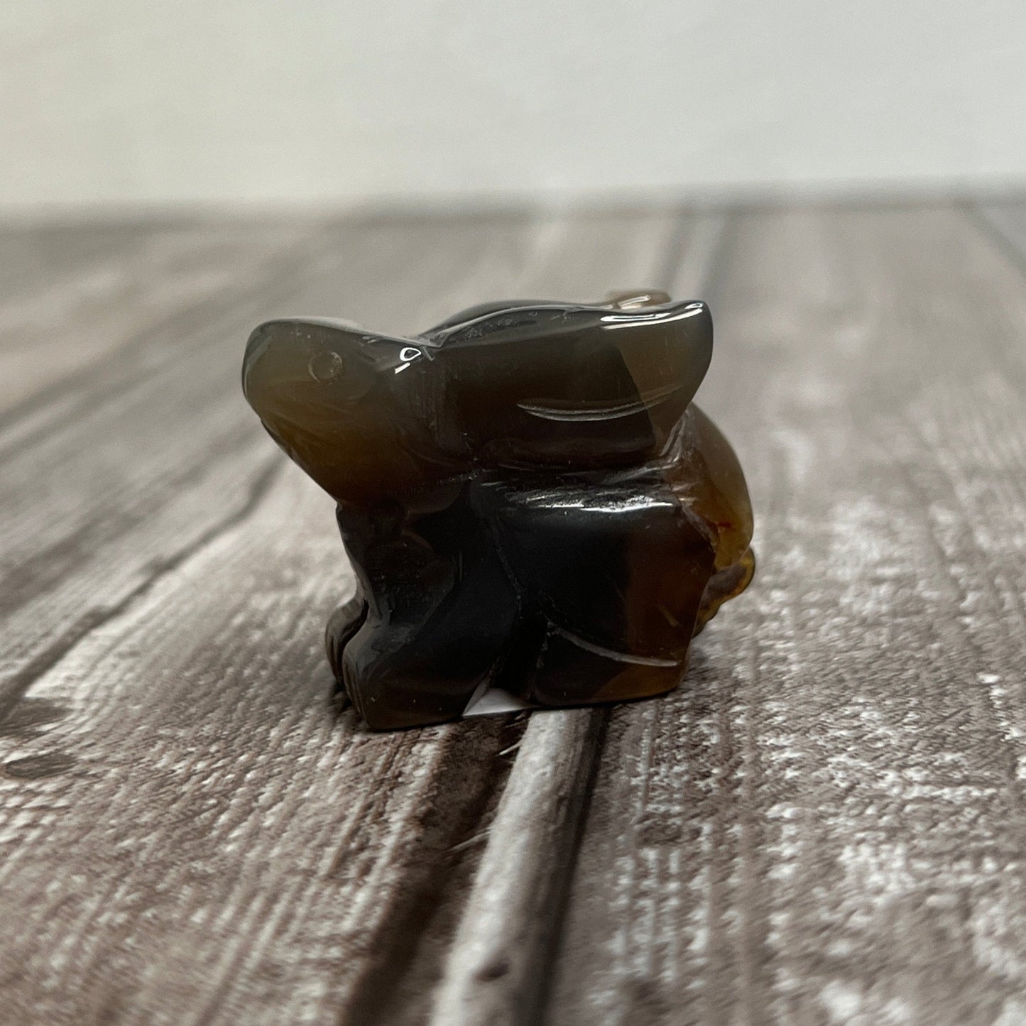 Agate Bunny Carving