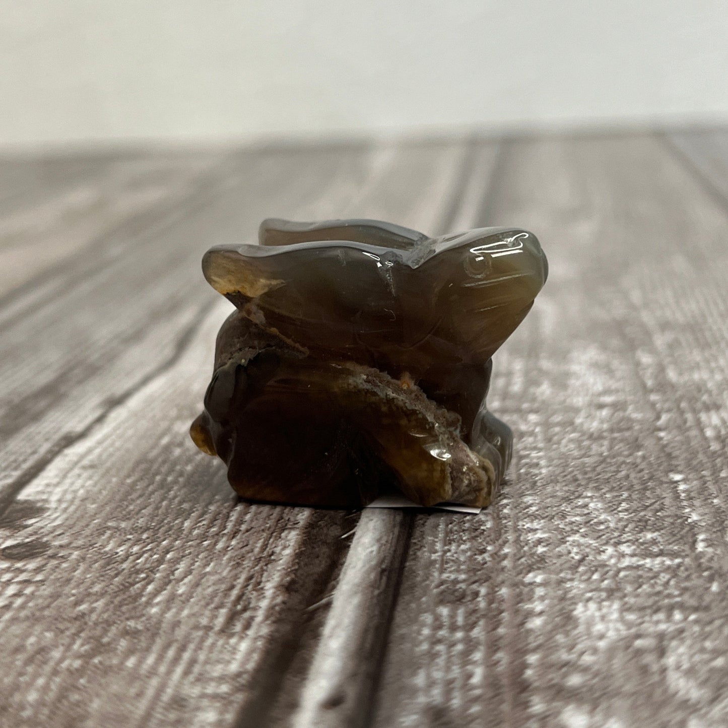 Agate Bunny Carving