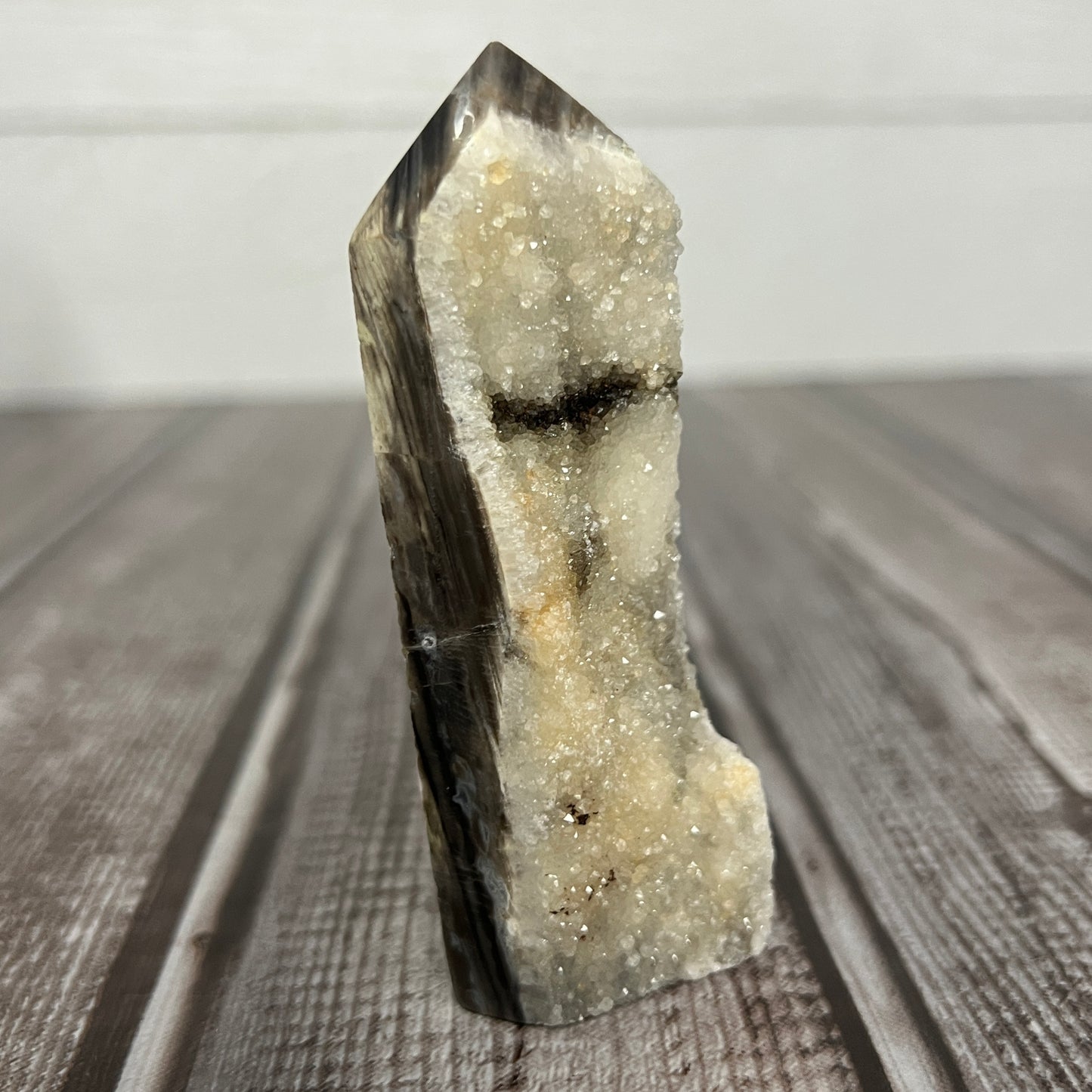 Agate Druzy Tower