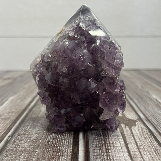 Amethyst Cluster Point