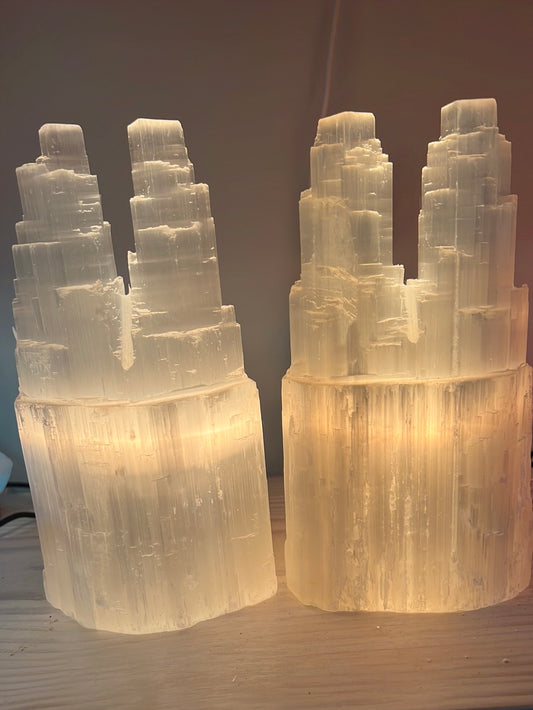 Selenite Lamp