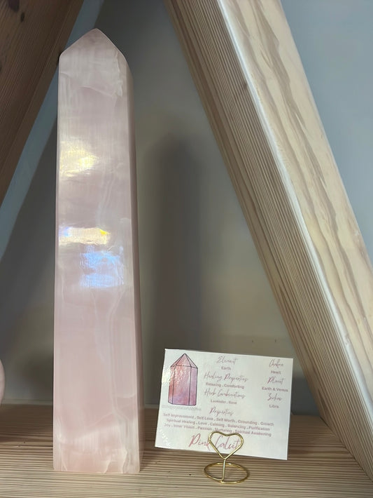 Pink Calcite Tower