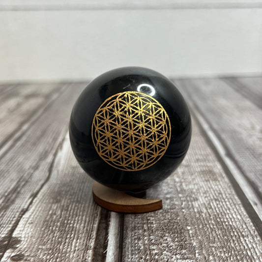 Black Tourmaline Sphere