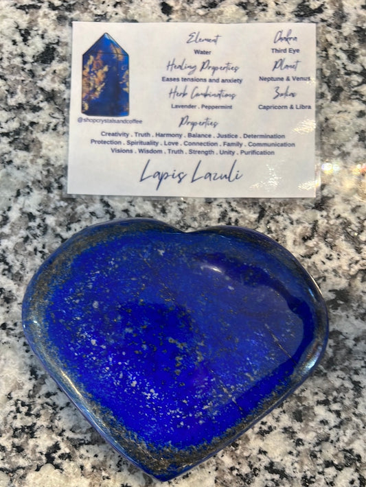 Lapis Lazuli Heart