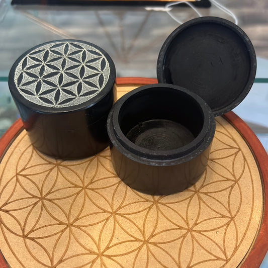 Black Soapstone Box