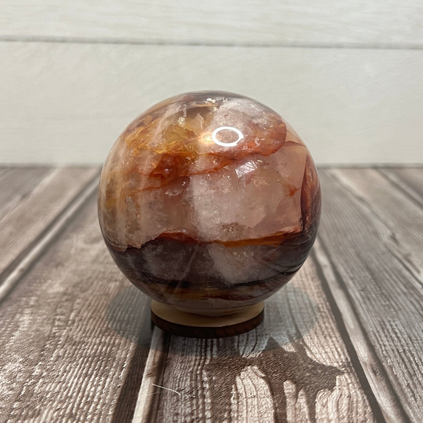 Fire Quartz Sphere