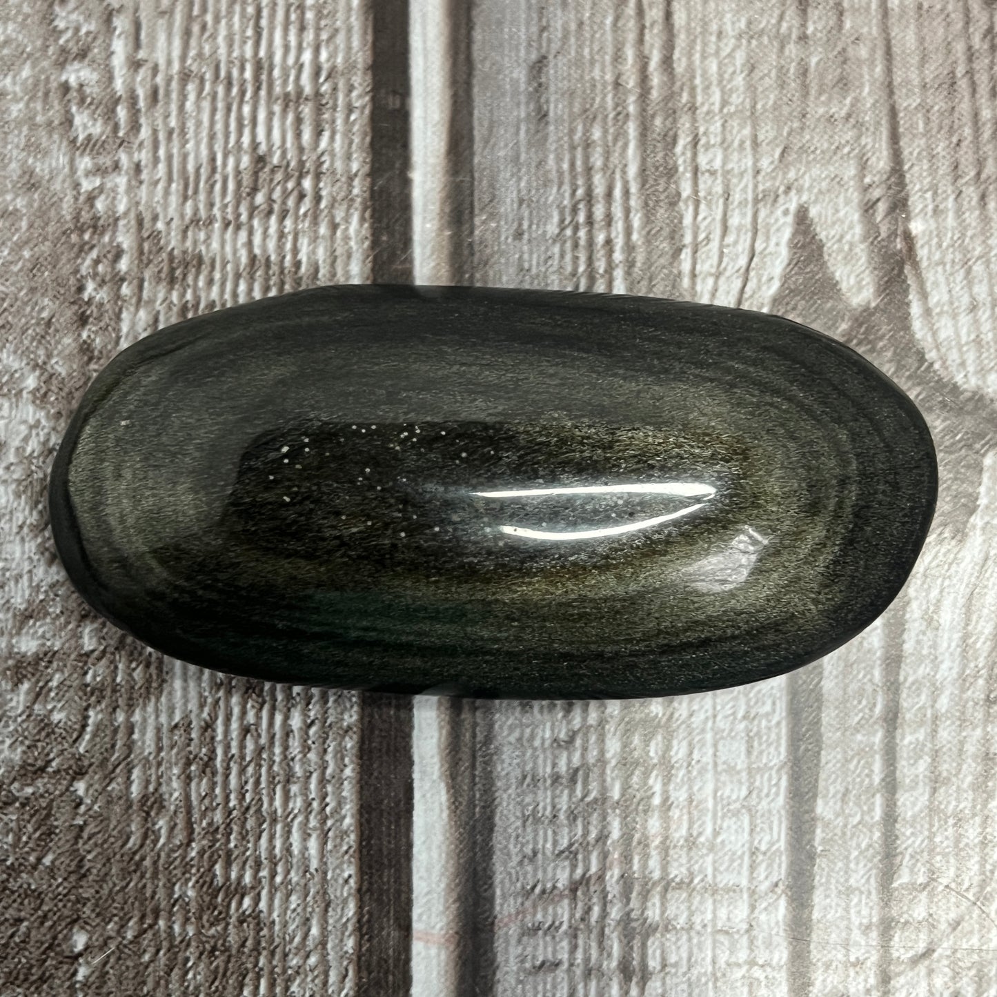 Gold Sheen Obsidian Palmstone