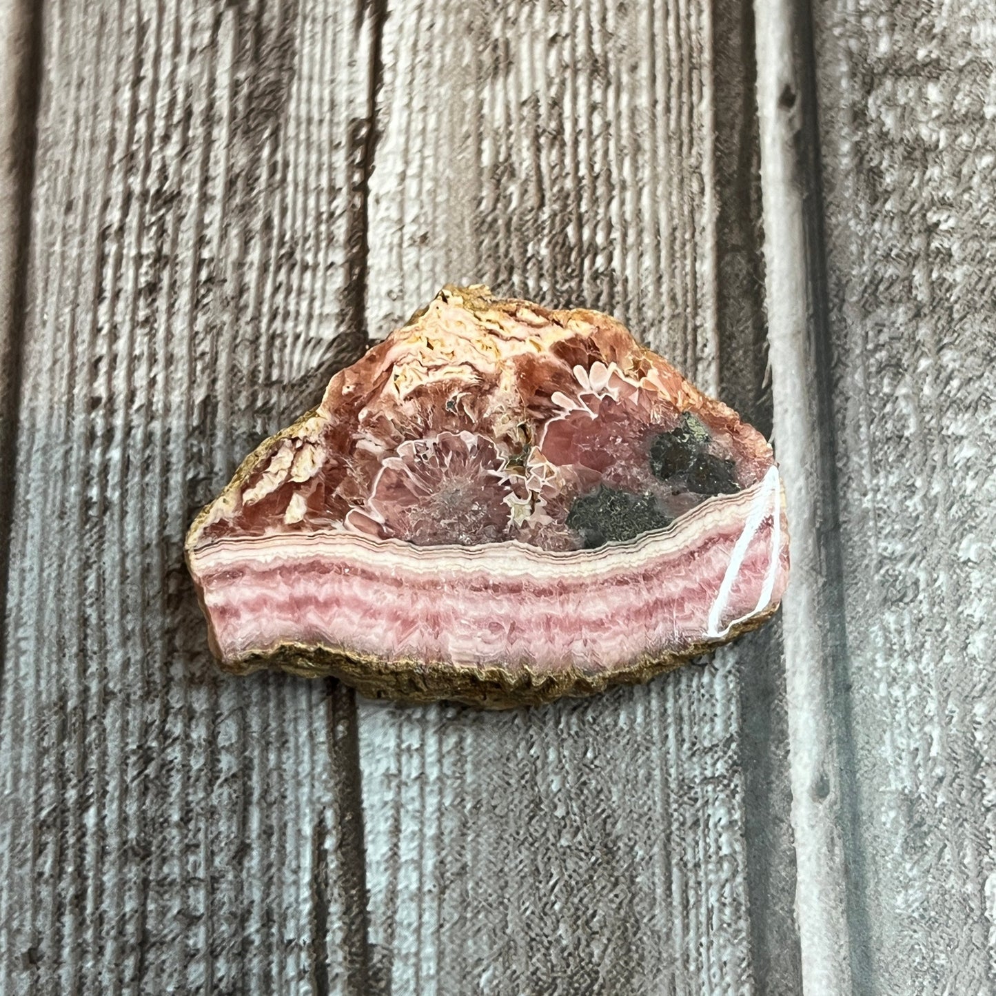 Rhodochrosite Slab