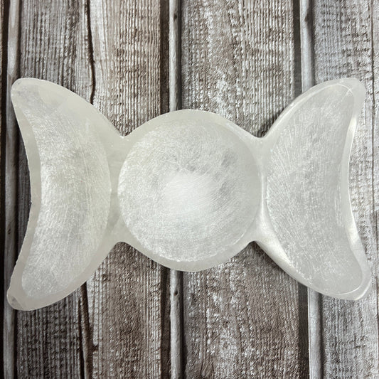 Moon Phase Selenite Bowl